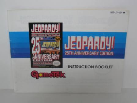 Jeopardy! 25th Anniversary Edition - NES Manual
